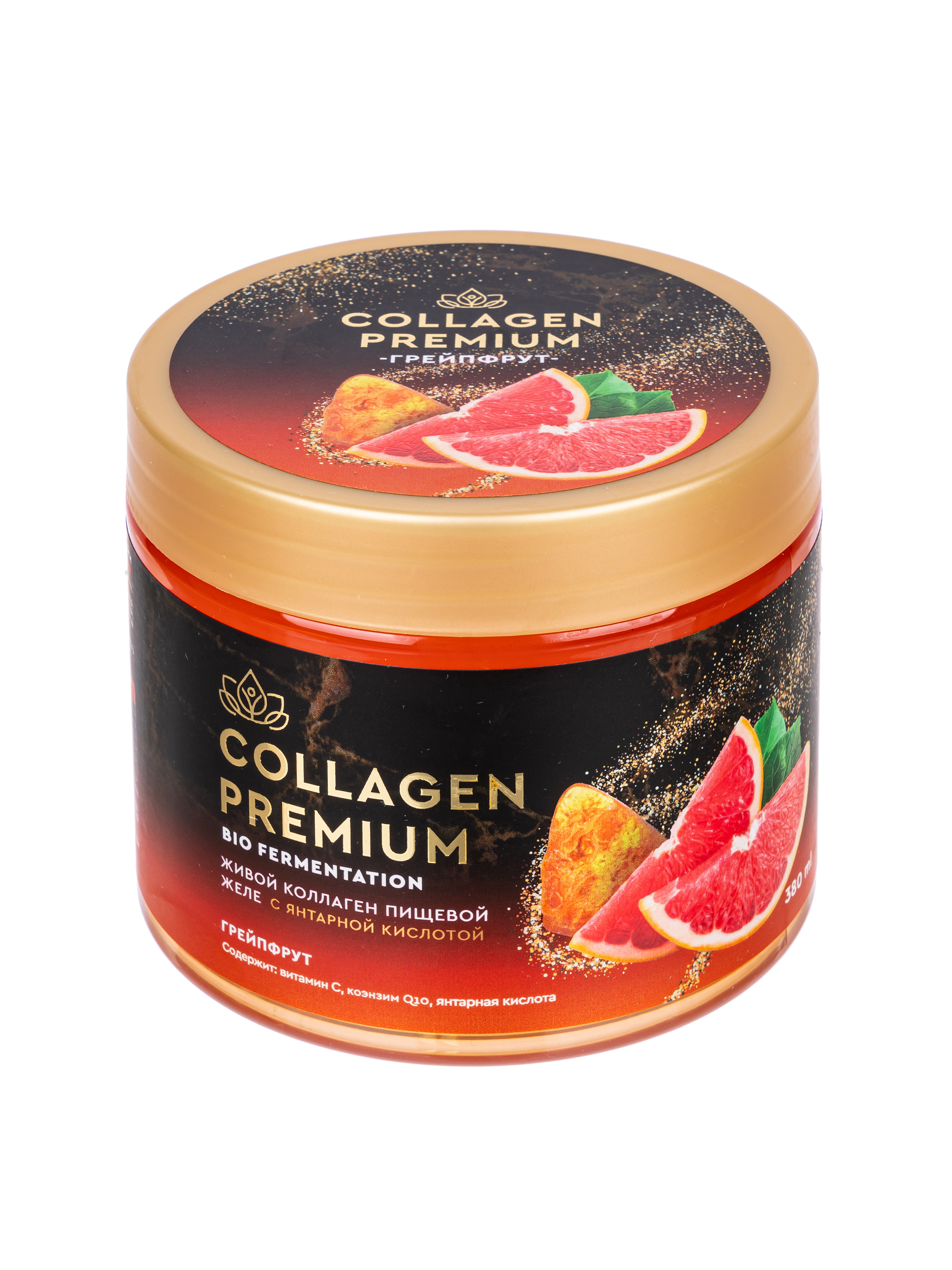 Collagen-premium c Янтарной кислотой и соком грейпфрута 380 мл
